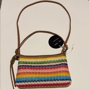 Striped Multicolor Crossbody Bag